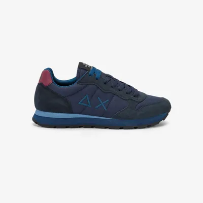 Image de SUN68 Tom Solid - Baskets pour hommes, couleur bleu marine, référence Z46101-0735, taille EU 43