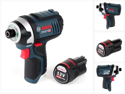 Zdjęcie produktu dla Akumulatorowy klucz udarowy Bosch GDR 12V-105 12V 105Nm 1/4" + 1x akumulator 3,0 Ah - bez ładowarki