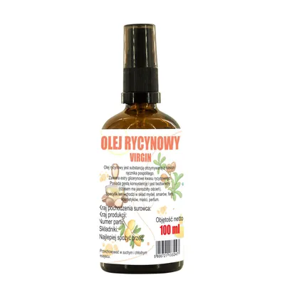 Obrázok produktu pre Ricínový olej 100 ml s pipetou - Brat.pl Brat.pl