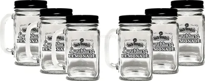 Produktbild von Jack Daniels Gläser Lynchburg Lemonaden Glas mit Deckel - 6er Set