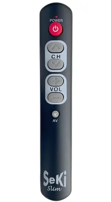 Obrázok produktu pre SEKI diaľkový ovládač slim programovateľný - čierny