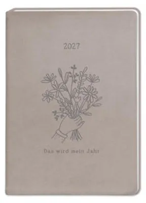 Produktbild von Terminplaner Lederlook 2027 Taupe