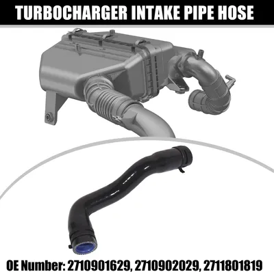 Image de Turbocompresseur Admission Tuyau Tuyau 2710901629 pour Voiture Caoutchouc Noir