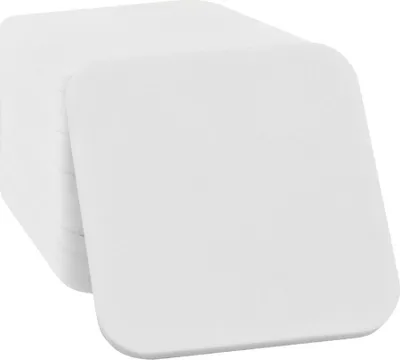 Image de Jetons vierges carré blanc CombiCraft - 38 x 38 mm - 100 pièces