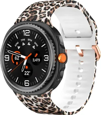 Produktbild von Silikon Armband mit Print Motiv Design für Samsung Galaxy Watch 8 / 8 Classic