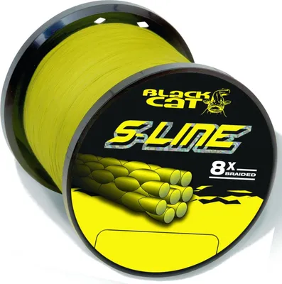Produktbild von Black Cat S-Line Schnur - 3000m Wallerschnur, Durchmesser/Tragkraft:0.38mm / 40kg