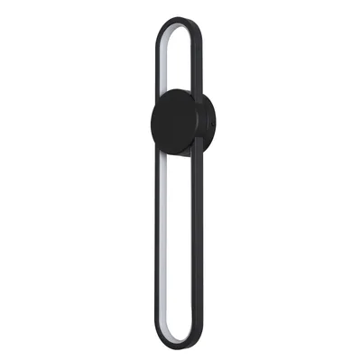 Produktbild von ZMH Wandlampe LED Wandleuchte Innen12W Treppenhauslampe 60cm Schwarz Flurlampe Modern Design 3000K Warmweiß Minimalistische Wandbeleuchtung für Schlafzimmer Wohnzimmer Flur Treppenhaus Küche