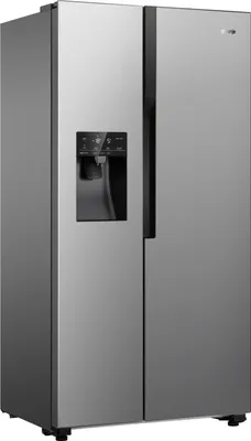 Produktbild von Gorenje NRS9EVX Kühl-Gefrier-Kombination, Side-by-side mit LED-Display, IceMaker, NoFrost, Volumen 562 Liter - Edelstahl Inox