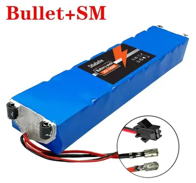 Zdjęcie produktu dla Akumulator do hulajnogi elektrycznej - 36V 30Ah, litowo-jonowy - 18650, konfiguracja 10S3P - kompatybilny z Xiaomi M365 - z wbudowanym systemem zarządzania baterią (BMS) do 500W - złącze lanmi-Bullet SM