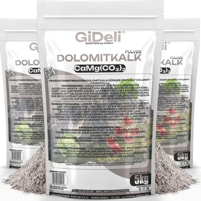 Produktbild von Dolomitkalk 15kg Rasenkalk Moosentferner Gartenkalk Magnesium Calcium pH GiDeli