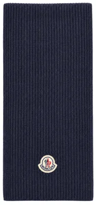 Produktbild von Moncler Kaschmir Schal in Dunkelblau Uni