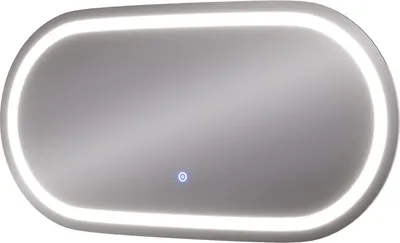 Produktbild von Badezimmerspiegel Vicco Miral Glas 80 x 40 cm mit Frontlight Beleuchtung, Model 55485