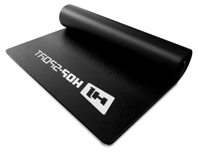 Produktbild von Hop-Sport Bodenschutzmatte aus PVC, 0,6 mm Dicke, 3 Größen verfügbar: 120x60 cm, 160x70 cm, 220x110 cm, rutschfest, wasserdicht, Schutzmatte für Fitnessgeräte und Home-Gym, Antivibrationsmatte