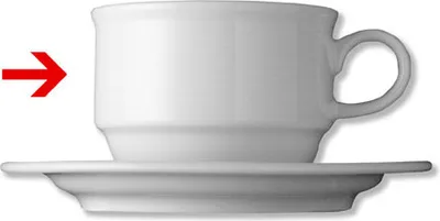 Produktbild von 6x Cappuccino Obertasse 0,22 l Pappbecher, Kaffeetasse