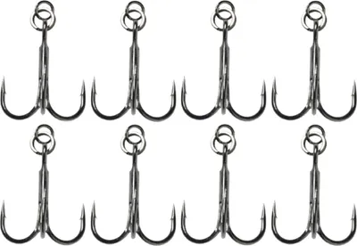 Produktbild von Savage Gear Ring Rigged Hooks SGY - 8 Drillingshaken, Größe:5