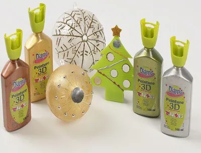 Produktbild von Set 4 Flasche 100 ml Diam's 3D - Metallic