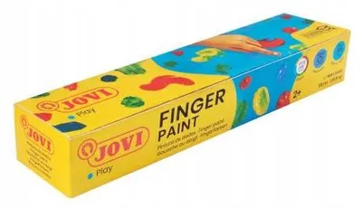 Produktbild von Jovi Fingerfarben 5 Farben je 35ml wasserbasiert kinderfreundlich