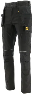 Produktbild von CAT Arbeitshose Bundhose Trade Pockets schwarz robuste Herren Workwear Gr. 32-36