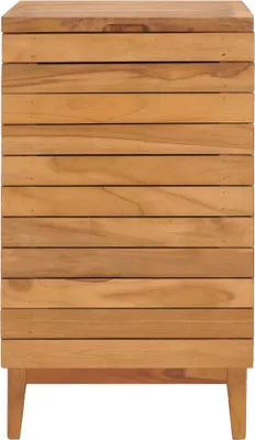 Obrázok produktu pre kôš na bielizeň vidaXL 40 × 40 × 70 cm Teakové masívne drevo