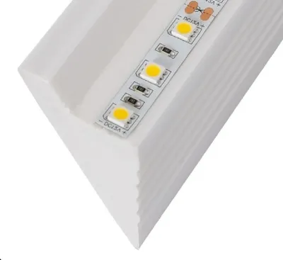 Produktbild von Zierleiste für LED-Streifen 2m Diagonal Modern Weiß