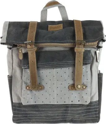 Produktbild von Sunsa Rucksack, Canvas Damen Tasche, Backpack,  Tagesrucksack, Rolltop Daypack,