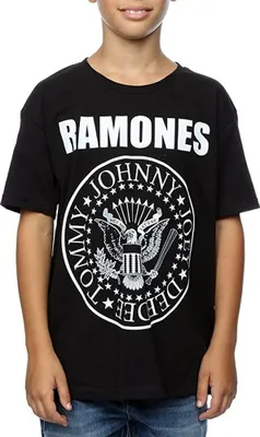 Produktbild von Ramones - T-Shirt für Kinder RO2742 (146-152) (Schwarz)