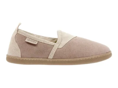Produktbild von Vanuba - Damen Hausschuhe Hampshire Moderne Pantoffeln Echtleder Lammfell Natur Wolle D011 Beige, Größe 37 EU