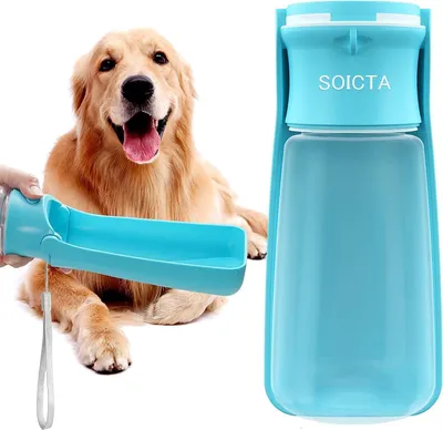 Zdjęcie produktu dla Butelka dla psów 560 ml & 350 ml, butelka na wodę dla psów, w podróży, na spacery