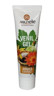 Immagine prodotto di Venil gel rinfrescante per piedi e gambe con arnica, castagno selvatico, corteccia di quercia ed estratto di calendula, 100 ml