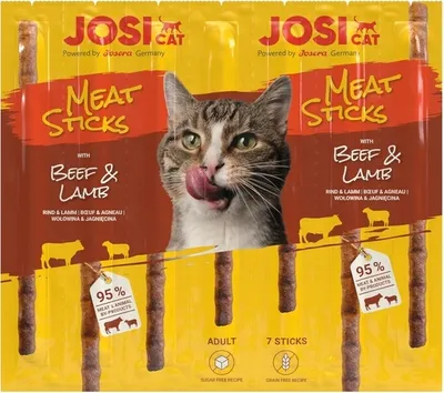 Zdjęcie produktu dla Josera JosiCat Meat Sticks Beef & Lamb 35g