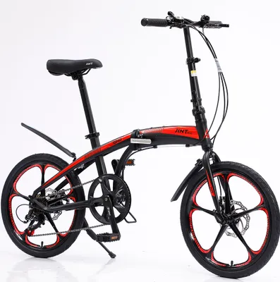 Produktbild von 360Home Klappbares Fahrrad 20 Zoll Alu Rahmen shimano stylisch Faltrad folding bike Rot