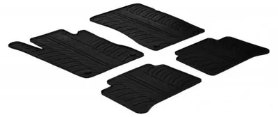 Zdjęcie produktu dla Dywaniki gumowe do Mercedes E-Class W211/S211 (Estate) 2002-2009 Gumowe dywaniki podłogowe