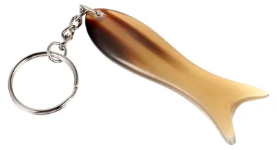 Produktbild von Hornschaberplatte für Gua Sha Massage in Fischform