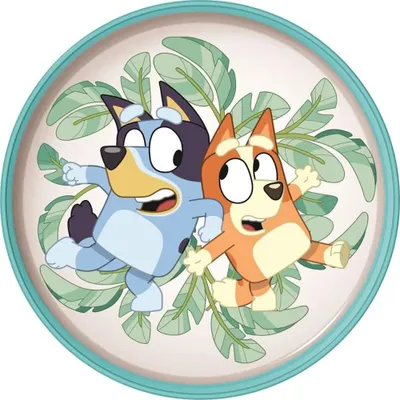 Obrázok produktu pre Stor Bluey Protiskluzový tanier viacfarebný  Viacfarebný Jedna veľkosť