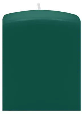 Produktbild von Quader Kerzen Dunkelgrün 8 x Ø 6/6 cm, 4 Stück