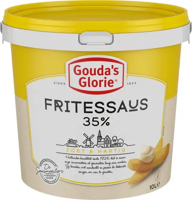 Produktbild von Gouda's Glory Pommes-Frites-Sauce gelb 35 % (10 Liter)