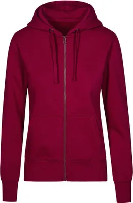 Produktbild von X.O Zip Hoodie Jacke Plus Size Damen, Himbeere, XXL