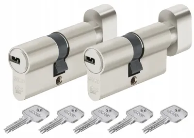 Produktbild von ABUS KD10 Sicherheit Doppelzylinder mit Knauf 35/40mm Set