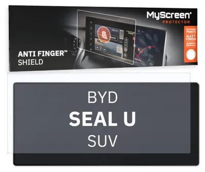 Produktbild von Autofolie für das virtuelle Cockpit, MyScreen Anti Finger Shield für BYD SEAL U DM-i I (2024-2026), matt