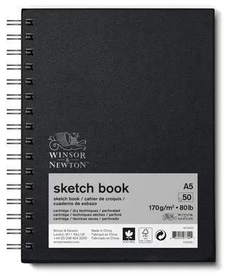 Obrázok produktu pre WINSOR & NEWTON Skicár, špirála, A5, 50 listov
