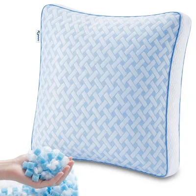 Produktbild von Solidchoice - Kissen, 40 x 40 cm, mit Memory-Schaum und Daunen