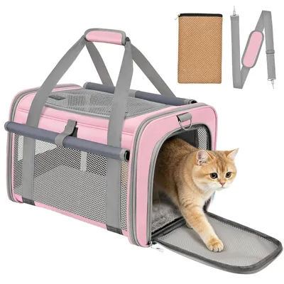 Produktbild von Faltbarer Katzentransportkorb für Reisen und Tierarztbesuche