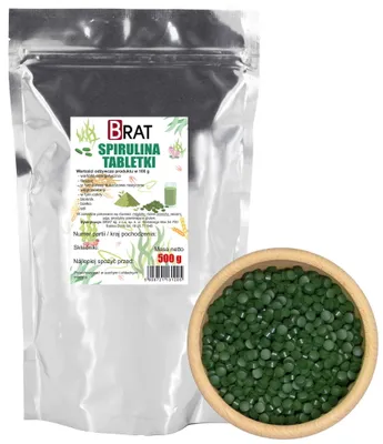 Obrázok produktu pre Spirulina tablety 500g Brat.pl