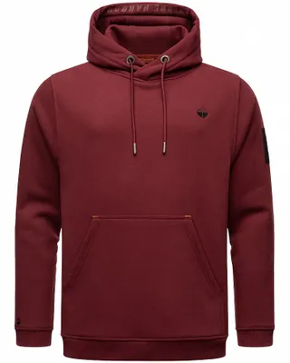 Produktbild von Stone Harbour Herren Kapuzen Pullover Oversize Outdoor Hoodie Sweater Bodo Shain Bordeaux Gr. 46 - S