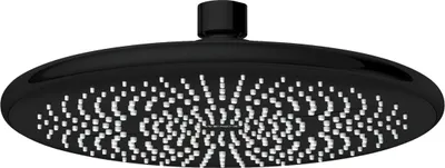 Produktbild von WENKO Regendusche Brausekopf WATERSAVING Ø22,5cm Rund Duschkopf Schwarz Wellness