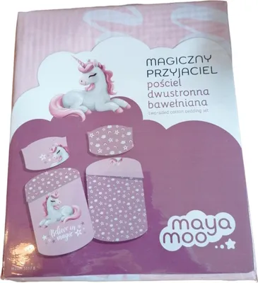 Obrázok produktu pre Posteľná bielizeň, bavlnená posteľná bielizeň pre deti 100x135 5517b Jednorožec