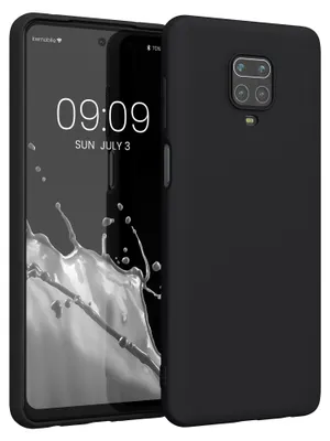 Produktbild von kwmobile Handyhülle für Xiaomi Redmi Note 9S / 9 Pro / 9 Pro Max Hülle - TPU Case - Kabelloses Laden - Schutzhülle Cover in Schwarz matt