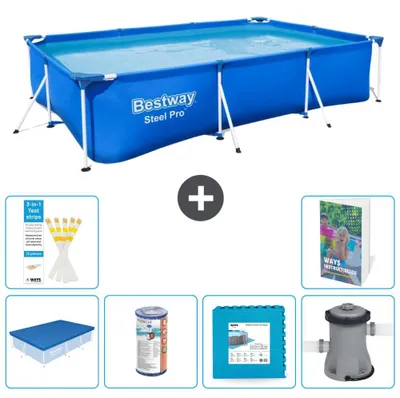 Produktbild von Bestway Steel Pro Rechteckig - 300x201x66 cm - 5-teilig S146