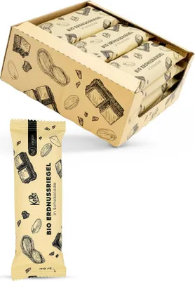Produktbild von KoRo I  Erdnussriegel mit Schokolade 12 x 50 g