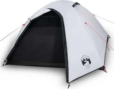 Immagine prodotto di Tenda Campeggio a Cupola 4 Persone Bianca Tessuto Impermeabile